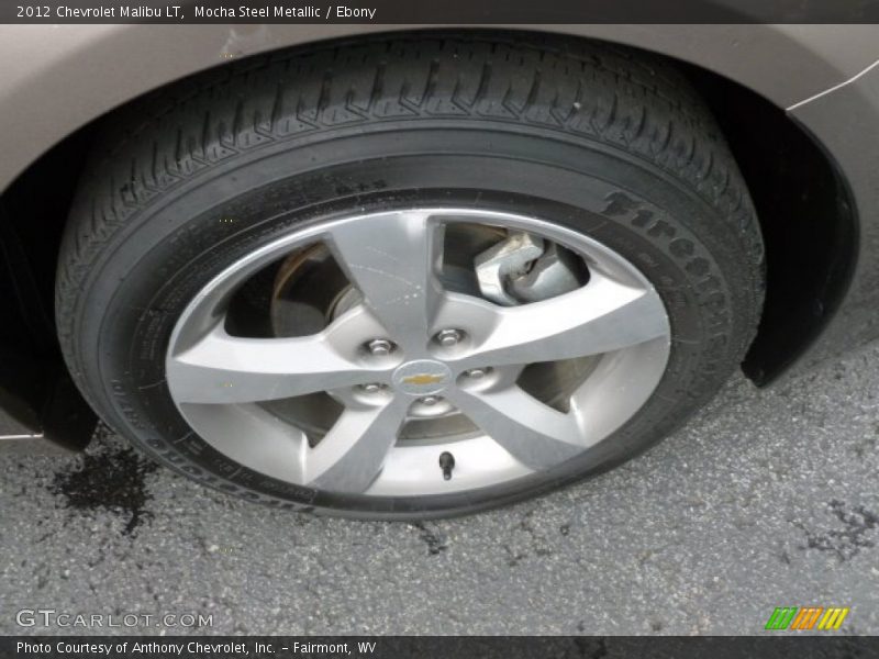 Mocha Steel Metallic / Ebony 2012 Chevrolet Malibu LT