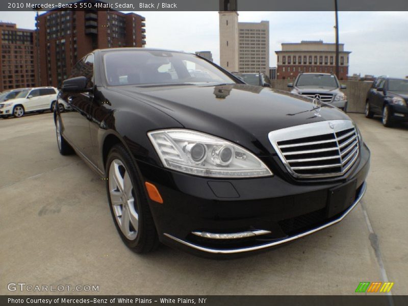 Black / Black 2010 Mercedes-Benz S 550 4Matic Sedan