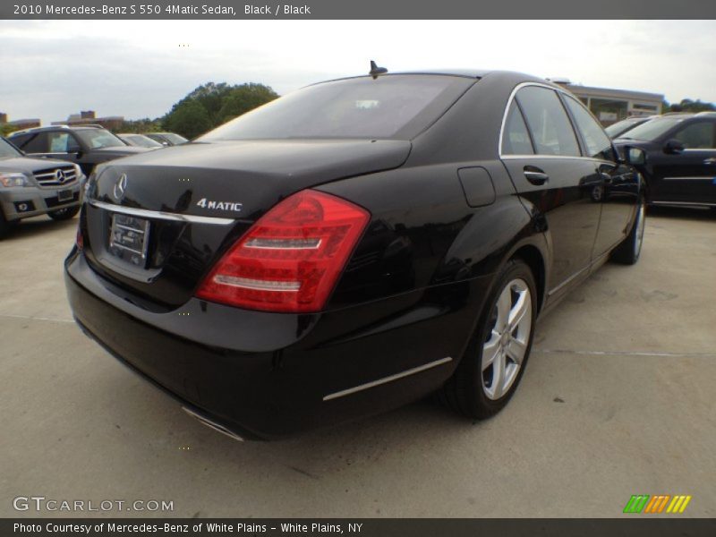 Black / Black 2010 Mercedes-Benz S 550 4Matic Sedan