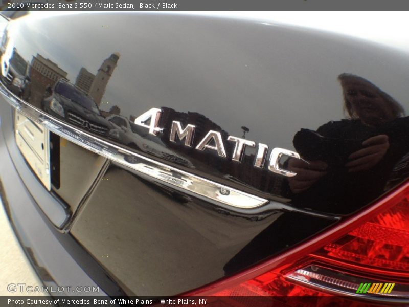 Black / Black 2010 Mercedes-Benz S 550 4Matic Sedan