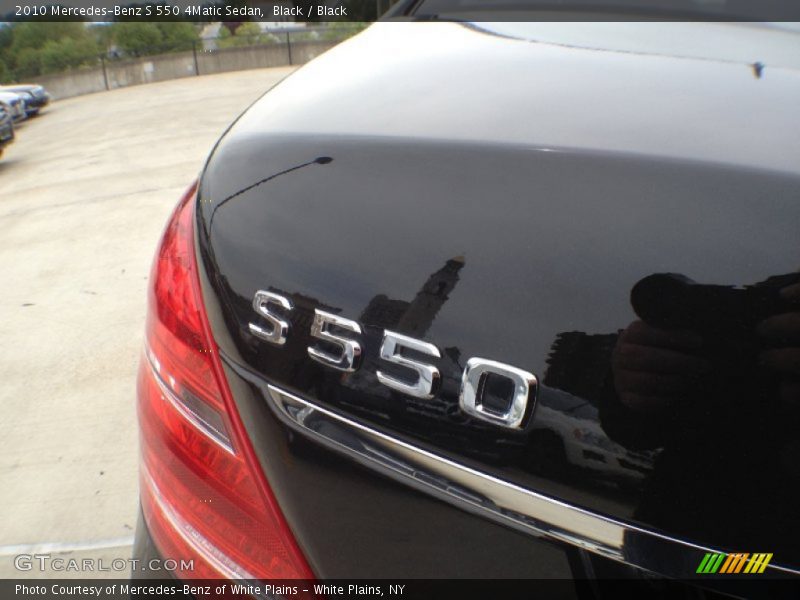 Black / Black 2010 Mercedes-Benz S 550 4Matic Sedan