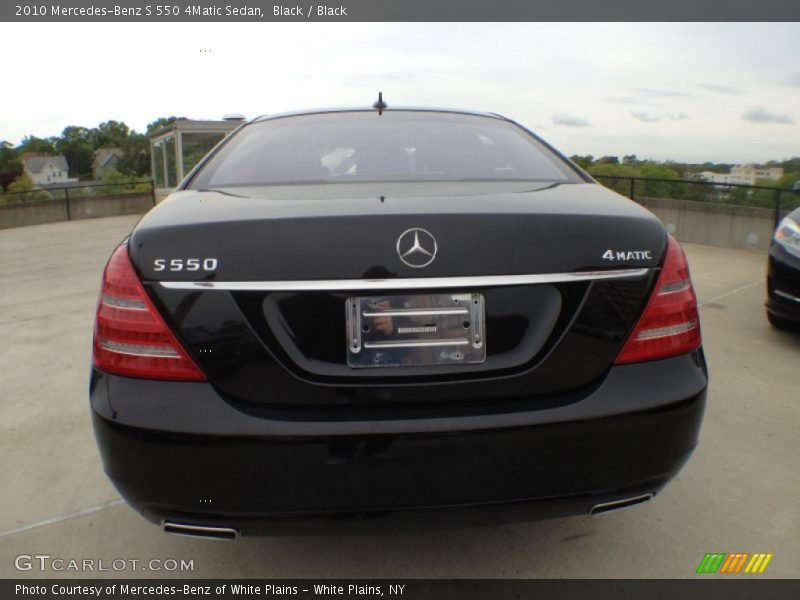 Black / Black 2010 Mercedes-Benz S 550 4Matic Sedan