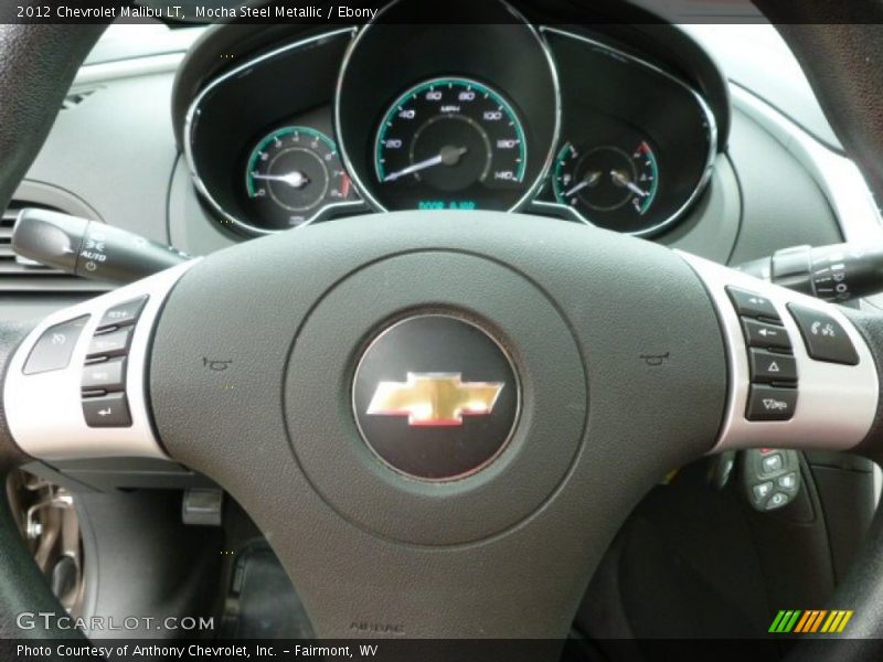 Mocha Steel Metallic / Ebony 2012 Chevrolet Malibu LT