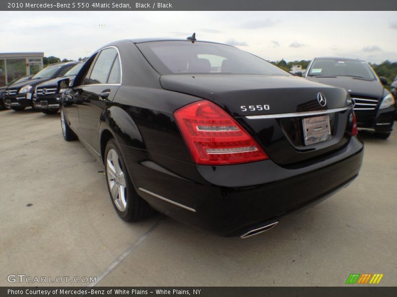 Black / Black 2010 Mercedes-Benz S 550 4Matic Sedan