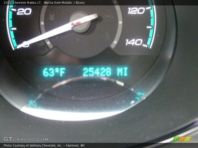 Mocha Steel Metallic / Ebony 2012 Chevrolet Malibu LT