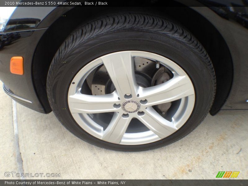 Black / Black 2010 Mercedes-Benz S 550 4Matic Sedan
