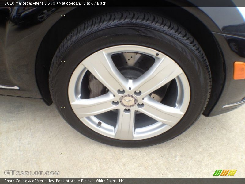 Black / Black 2010 Mercedes-Benz S 550 4Matic Sedan