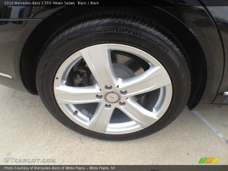 Black / Black 2010 Mercedes-Benz S 550 4Matic Sedan