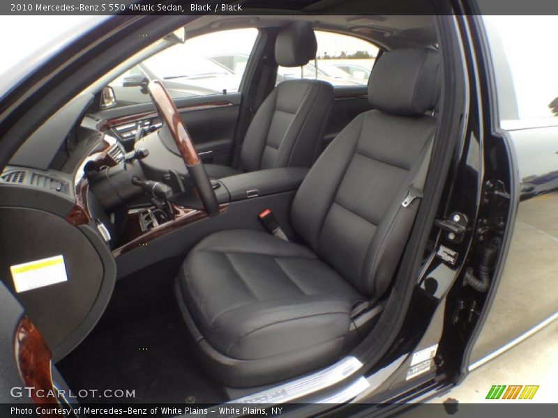 Black / Black 2010 Mercedes-Benz S 550 4Matic Sedan