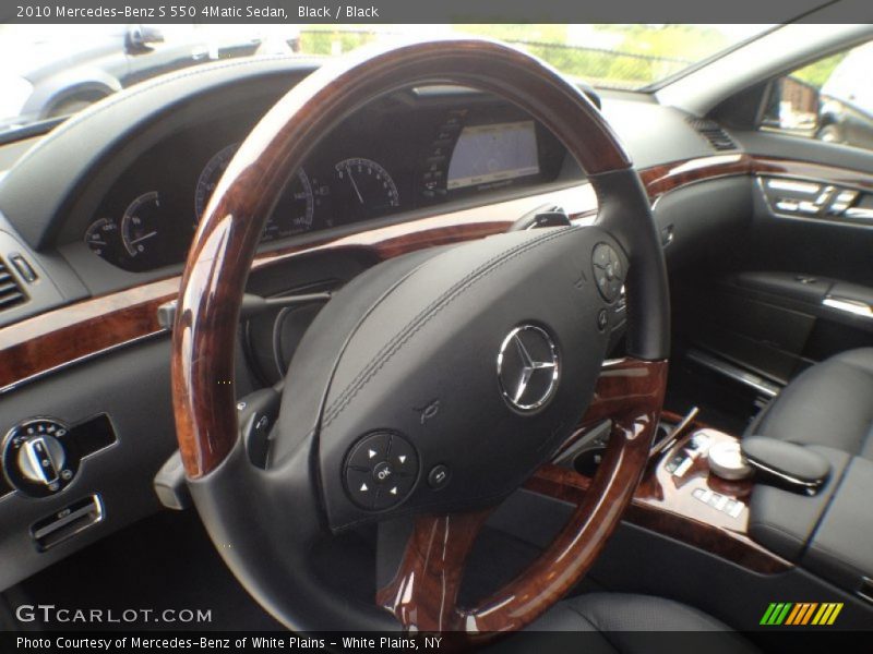 Black / Black 2010 Mercedes-Benz S 550 4Matic Sedan