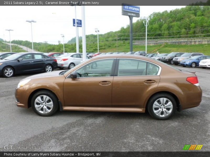 Caramel Bronze Pearl / Warm Ivory 2011 Subaru Legacy 2.5i