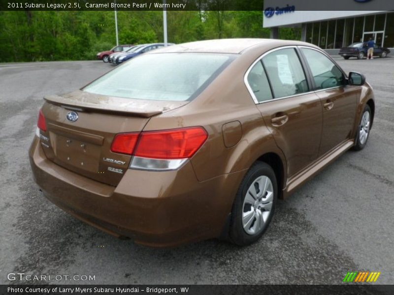 Caramel Bronze Pearl / Warm Ivory 2011 Subaru Legacy 2.5i