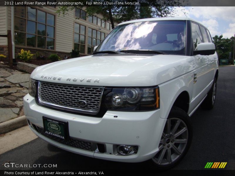 Fuji White / Duo-Tone Ivory/Jet 2012 Land Rover Range Rover Autobiography