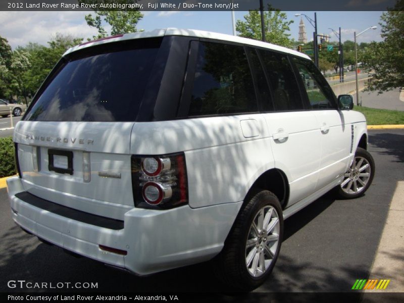 Fuji White / Duo-Tone Ivory/Jet 2012 Land Rover Range Rover Autobiography