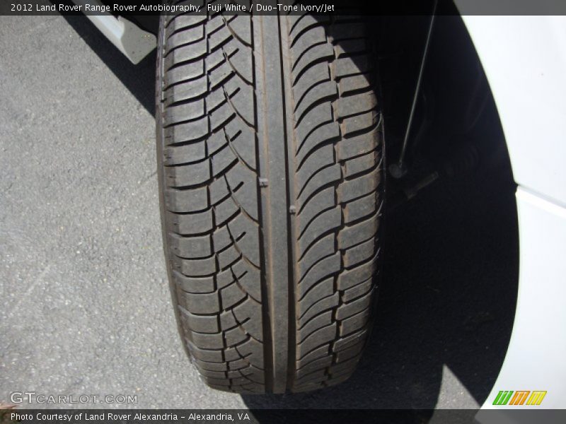 Fuji White / Duo-Tone Ivory/Jet 2012 Land Rover Range Rover Autobiography