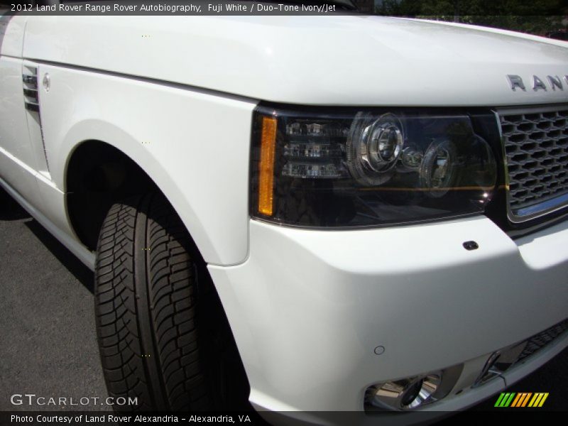 Fuji White / Duo-Tone Ivory/Jet 2012 Land Rover Range Rover Autobiography