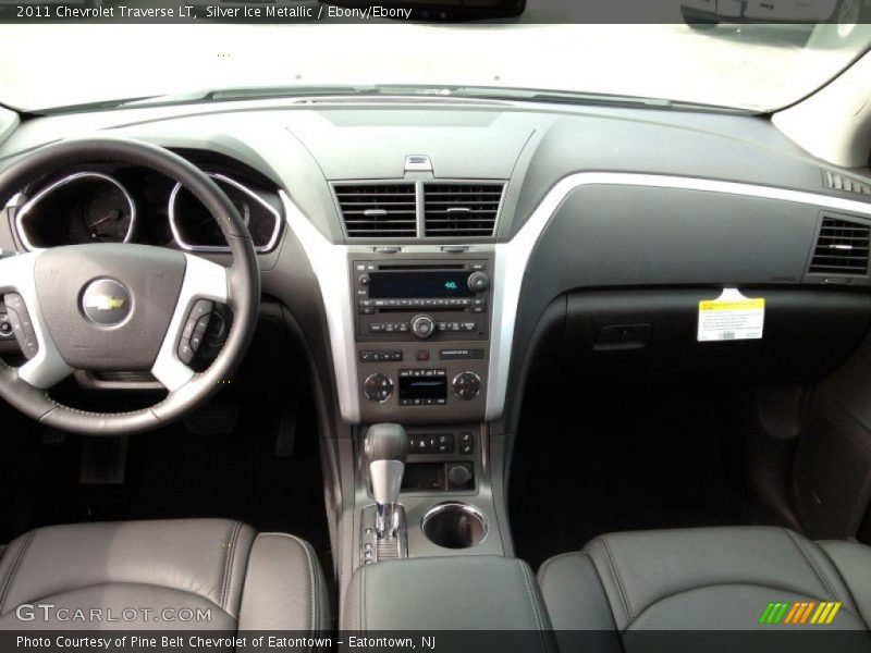 Silver Ice Metallic / Ebony/Ebony 2011 Chevrolet Traverse LT