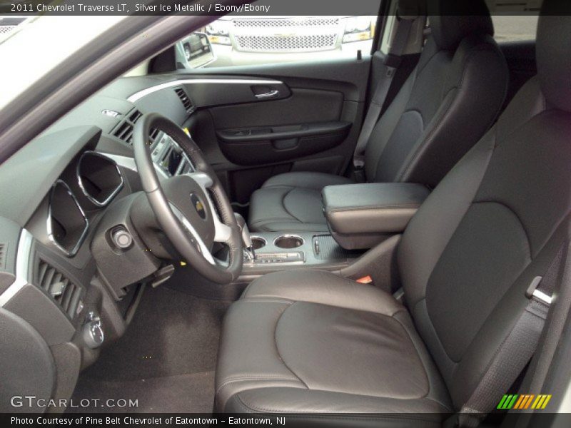 Silver Ice Metallic / Ebony/Ebony 2011 Chevrolet Traverse LT