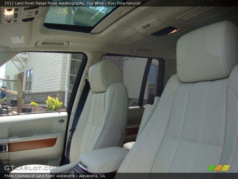 Fuji White / Duo-Tone Ivory/Jet 2012 Land Rover Range Rover Autobiography