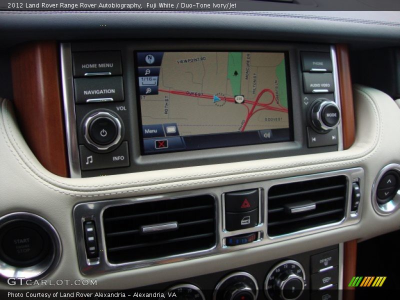 Navigation of 2012 Range Rover Autobiography