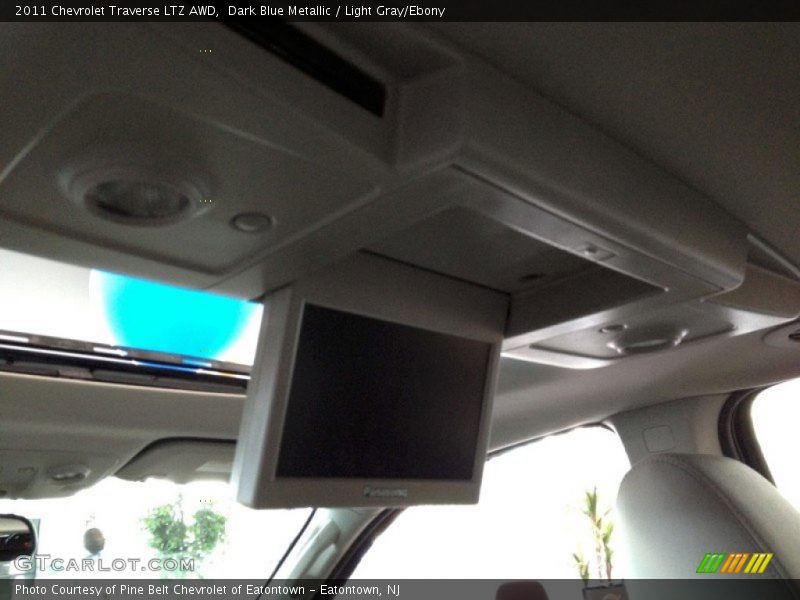 Dark Blue Metallic / Light Gray/Ebony 2011 Chevrolet Traverse LTZ AWD
