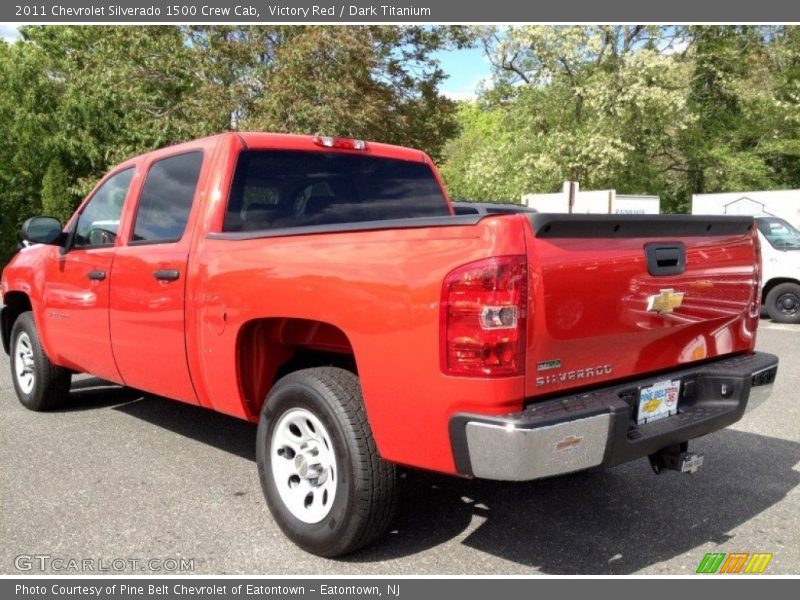 Victory Red / Dark Titanium 2011 Chevrolet Silverado 1500 Crew Cab