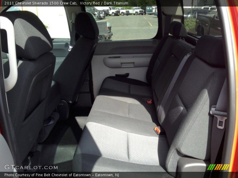 Victory Red / Dark Titanium 2011 Chevrolet Silverado 1500 Crew Cab