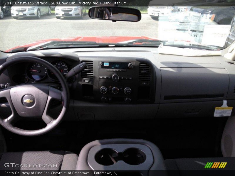 Victory Red / Dark Titanium 2011 Chevrolet Silverado 1500 Crew Cab