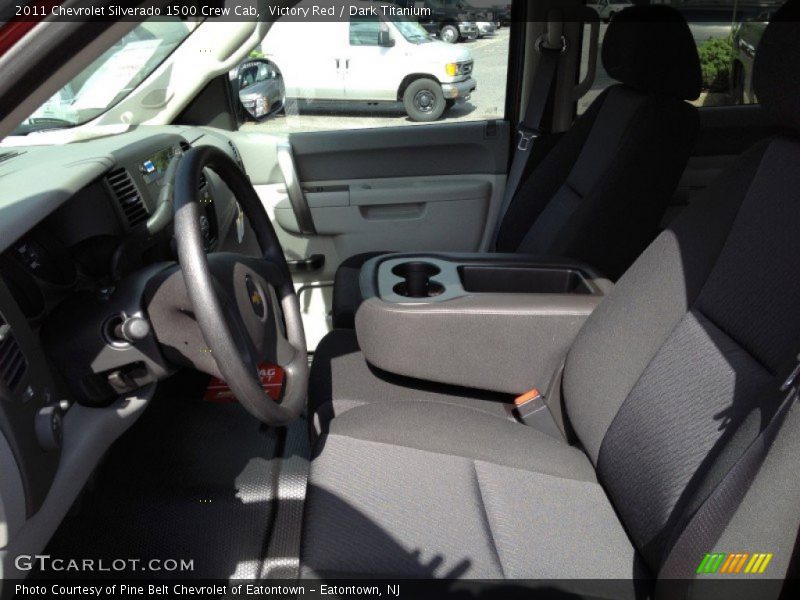 Victory Red / Dark Titanium 2011 Chevrolet Silverado 1500 Crew Cab