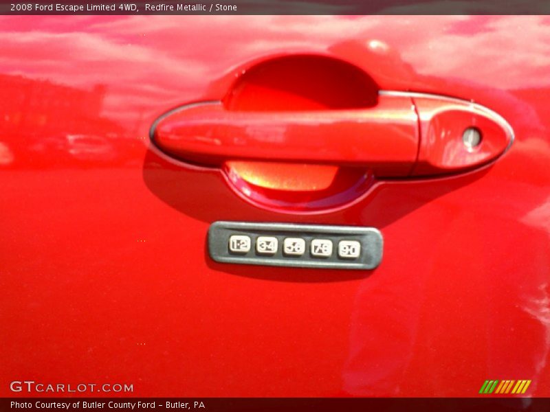 Redfire Metallic / Stone 2008 Ford Escape Limited 4WD