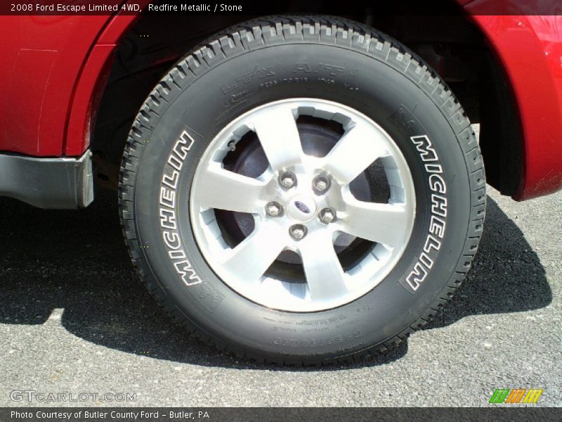 Redfire Metallic / Stone 2008 Ford Escape Limited 4WD