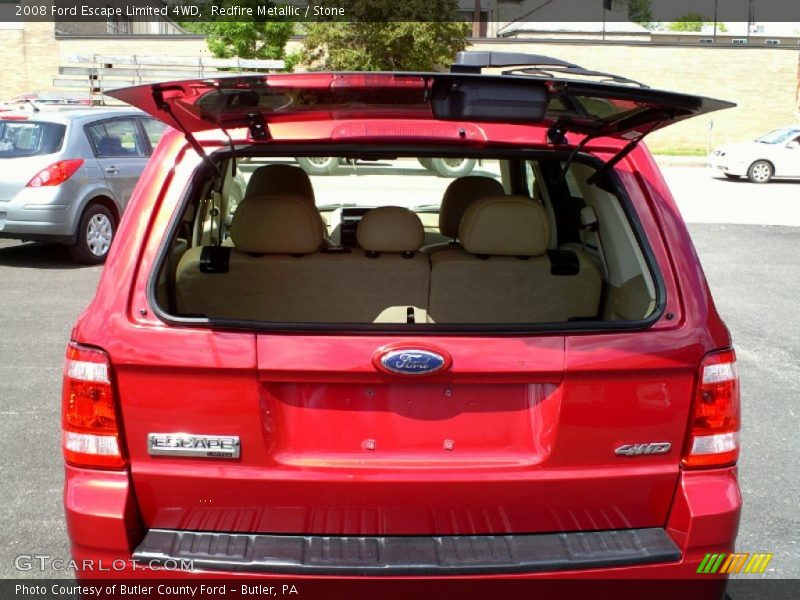 Redfire Metallic / Stone 2008 Ford Escape Limited 4WD