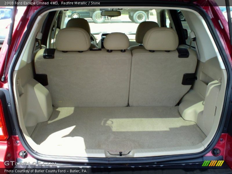 Redfire Metallic / Stone 2008 Ford Escape Limited 4WD
