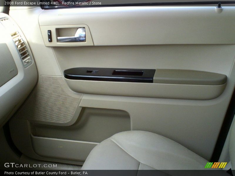 Redfire Metallic / Stone 2008 Ford Escape Limited 4WD