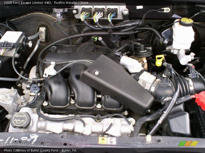 Redfire Metallic / Stone 2008 Ford Escape Limited 4WD