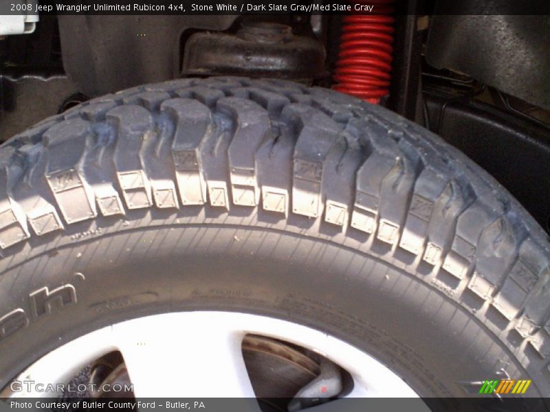 Stone White / Dark Slate Gray/Med Slate Gray 2008 Jeep Wrangler Unlimited Rubicon 4x4