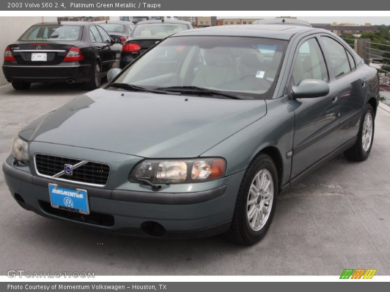 Platinum Green Metallic / Taupe 2003 Volvo S60 2.4