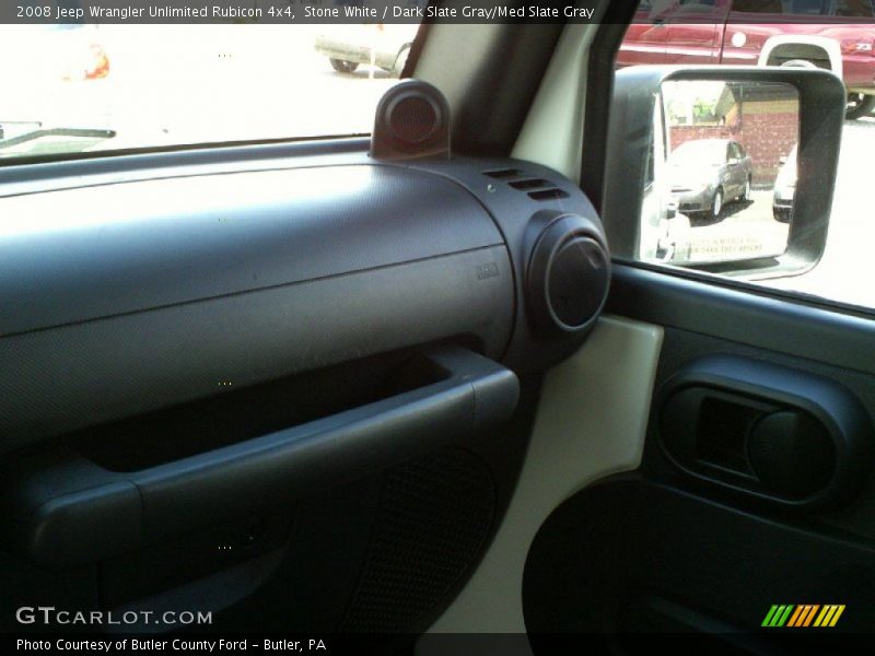 Stone White / Dark Slate Gray/Med Slate Gray 2008 Jeep Wrangler Unlimited Rubicon 4x4