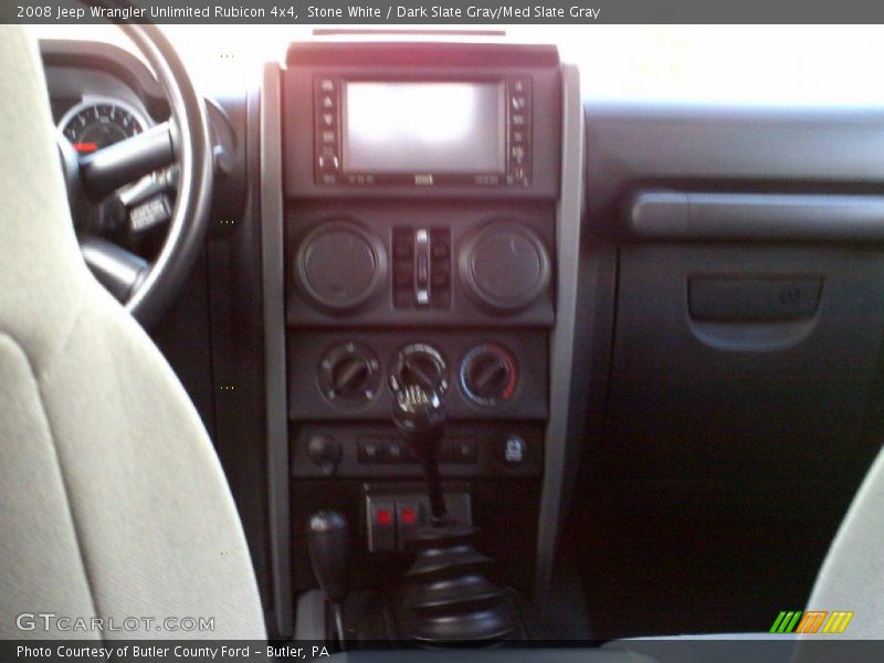 Stone White / Dark Slate Gray/Med Slate Gray 2008 Jeep Wrangler Unlimited Rubicon 4x4