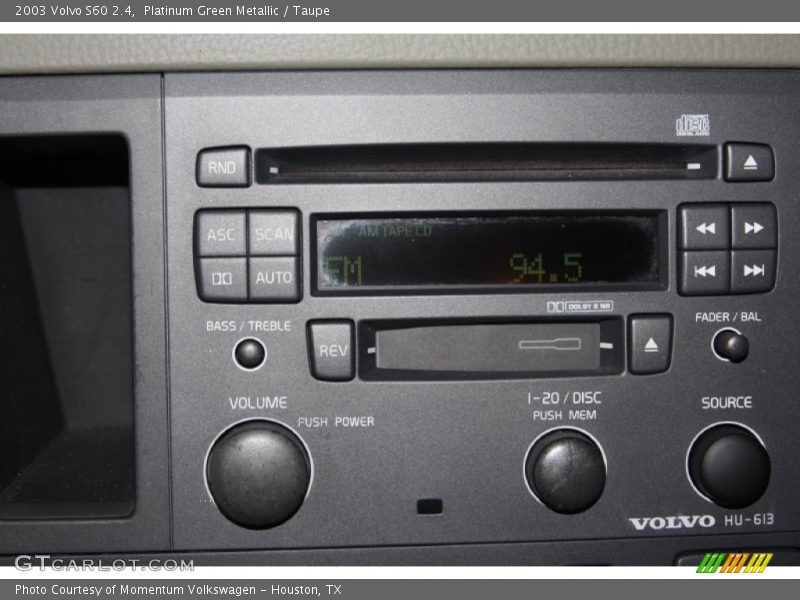 Audio System of 2003 S60 2.4