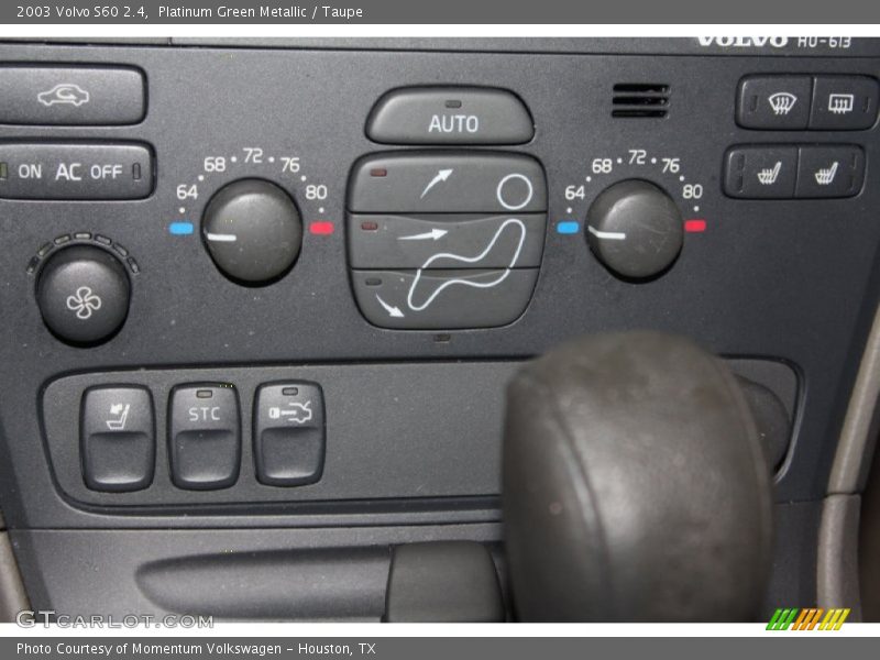 Controls of 2003 S60 2.4