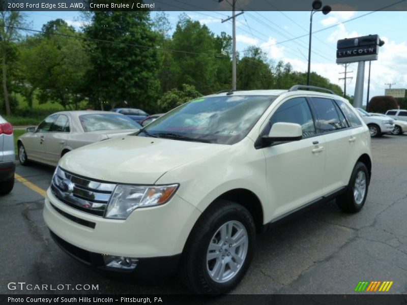 Creme Brulee / Camel 2008 Ford Edge SEL AWD