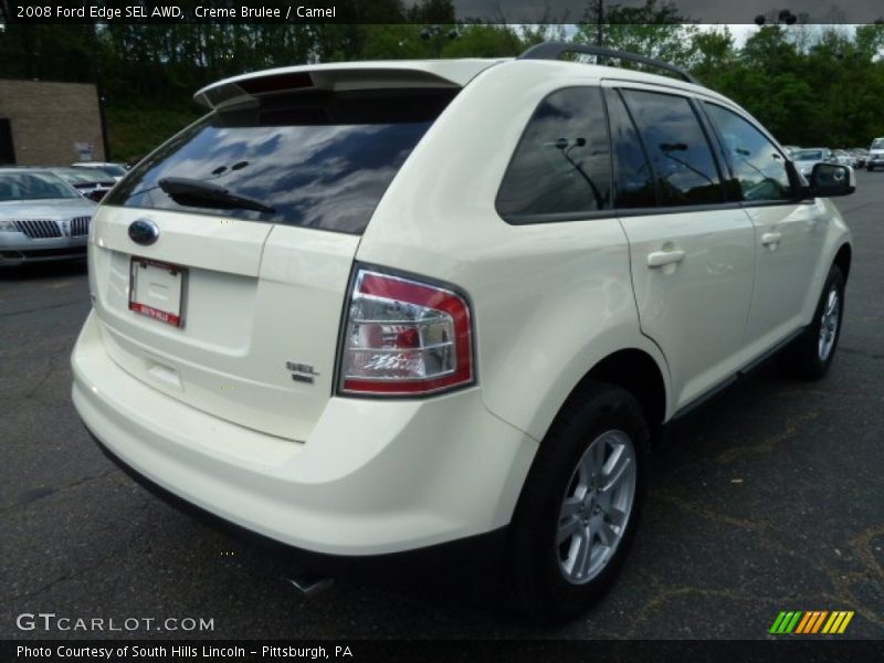 Creme Brulee / Camel 2008 Ford Edge SEL AWD