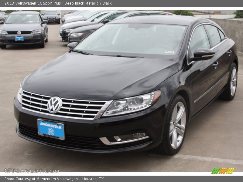 Deep Black Metallic / Black 2013 Volkswagen CC Sport Plus