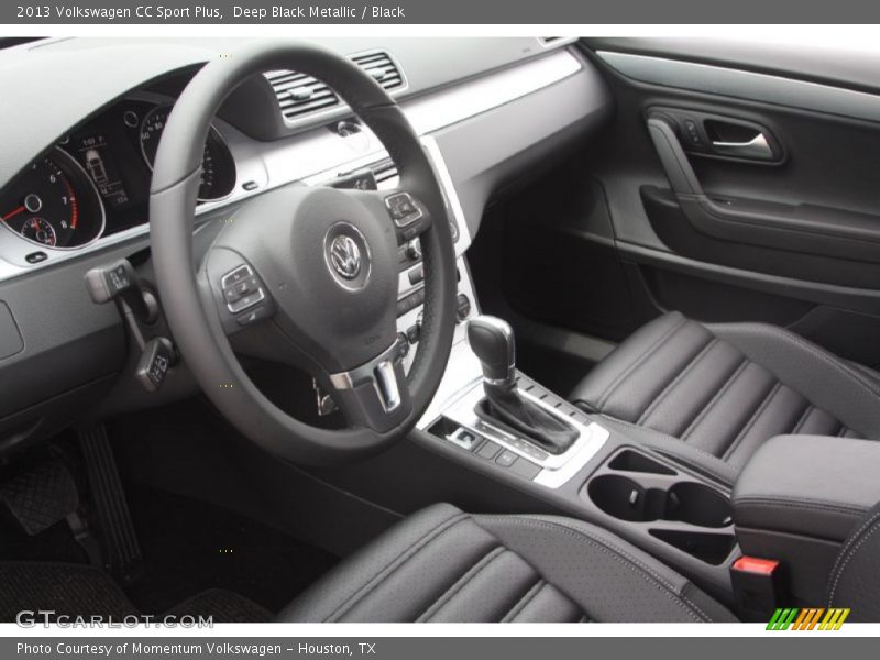 Deep Black Metallic / Black 2013 Volkswagen CC Sport Plus