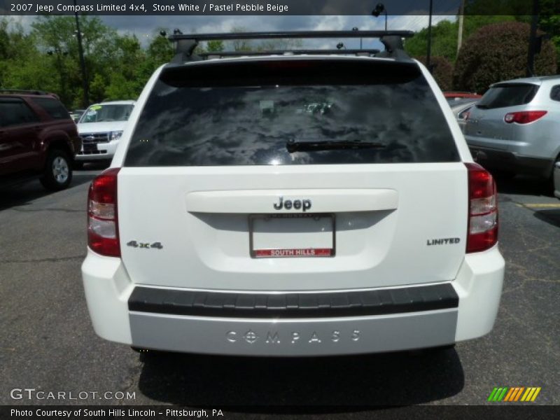 Stone White / Pastel Pebble Beige 2007 Jeep Compass Limited 4x4