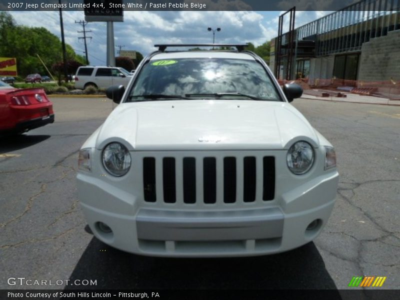 Stone White / Pastel Pebble Beige 2007 Jeep Compass Limited 4x4