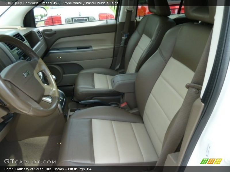 Stone White / Pastel Pebble Beige 2007 Jeep Compass Limited 4x4