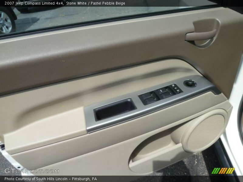 Stone White / Pastel Pebble Beige 2007 Jeep Compass Limited 4x4