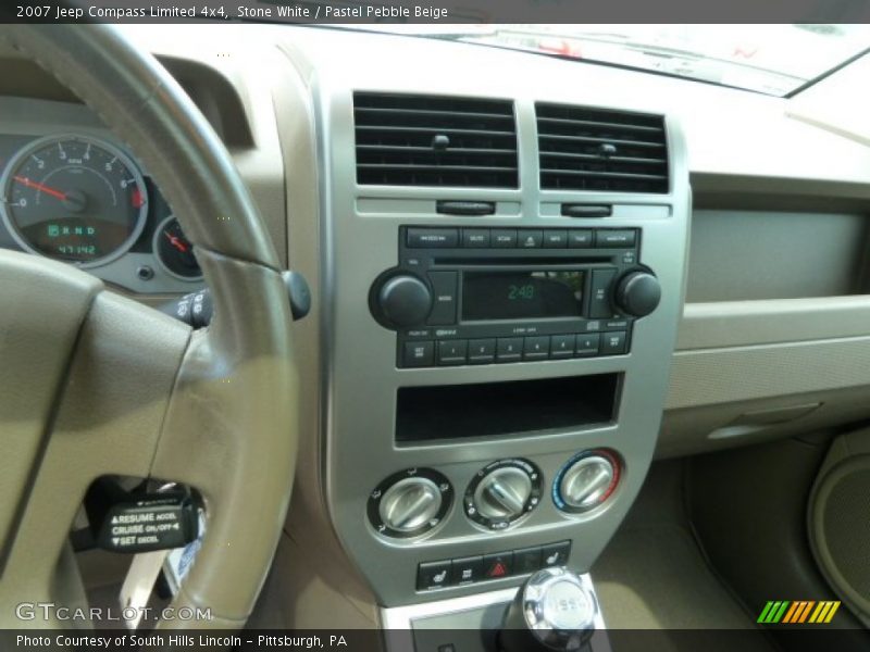 Stone White / Pastel Pebble Beige 2007 Jeep Compass Limited 4x4